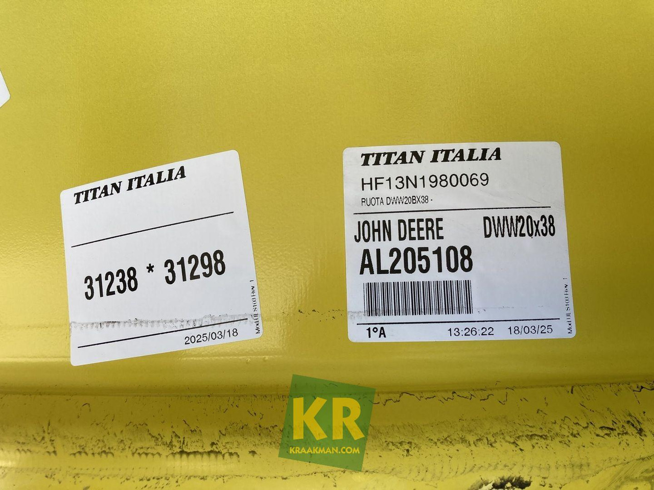 18 X 38 velg John Deere - Felna za Traktor: slika 4 18 X 38 velg John Deere - Felna za Traktor: slika 4