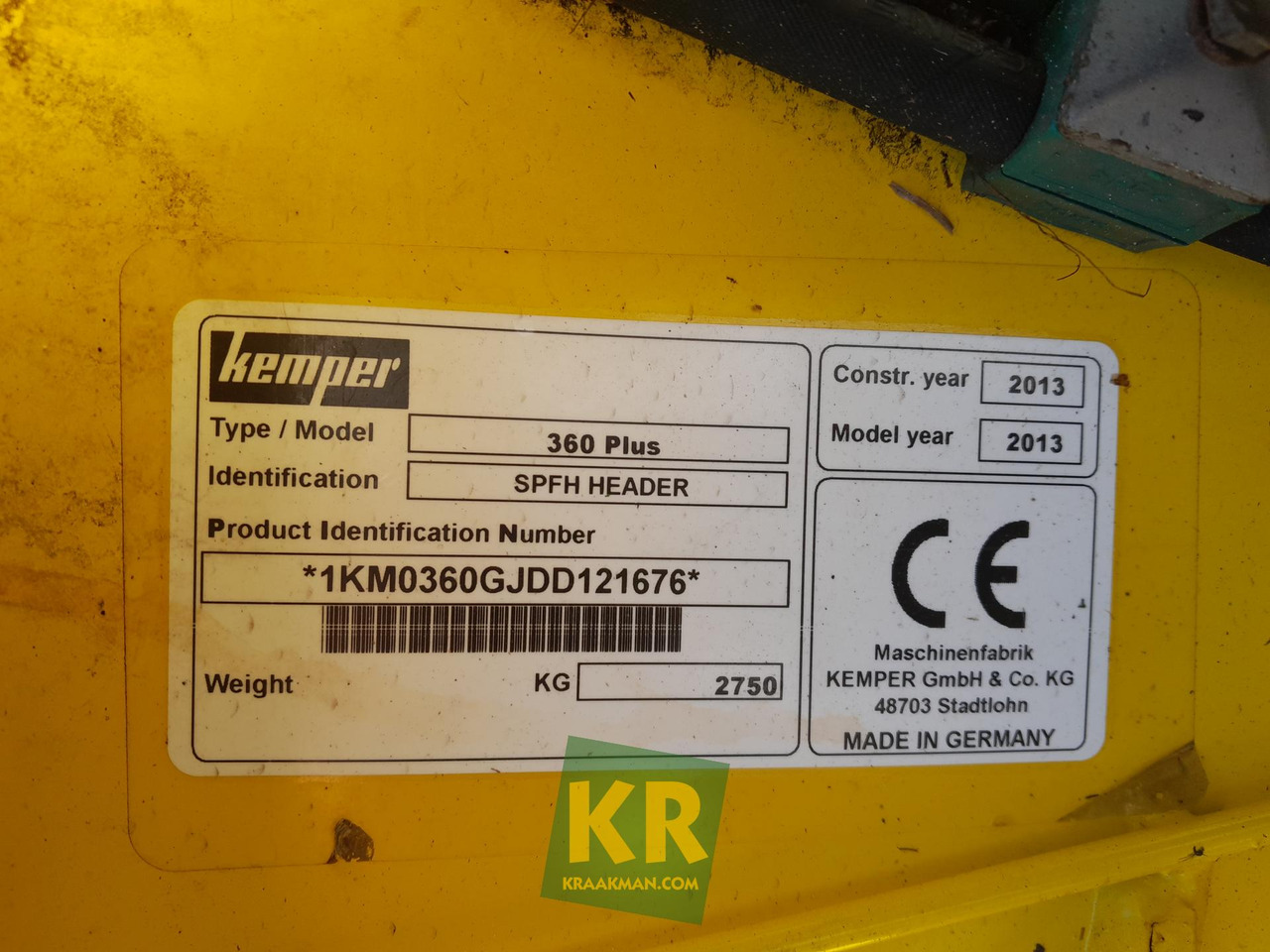 Kemper 360 Plus - Kombajn za kukuruz: slika 1 Kemper 360 Plus - Kombajn za kukuruz: slika 1