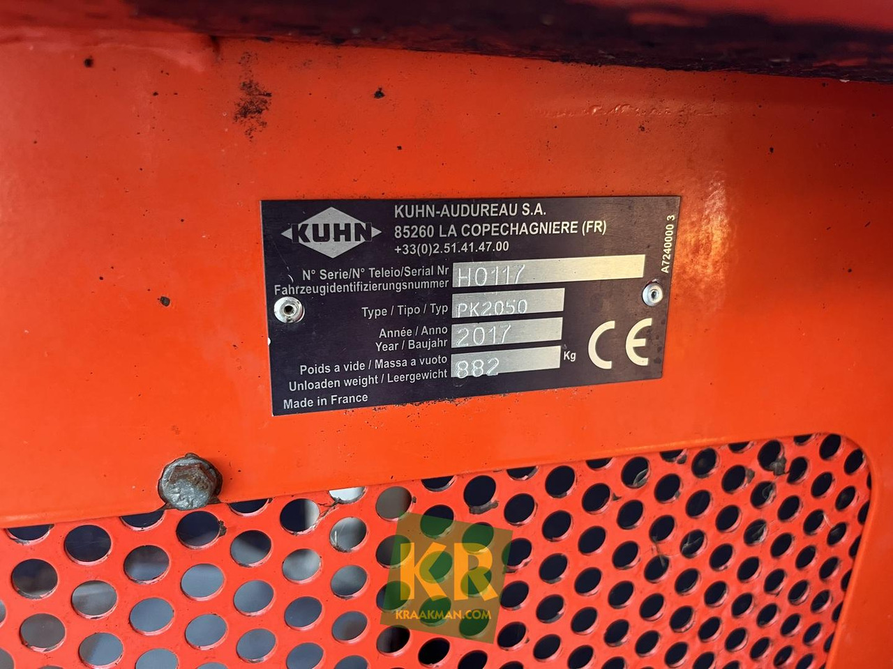 Kuhn PK2050 - Oprema za stoku: slika 1 Kuhn PK2050 - Oprema za stoku: slika 1