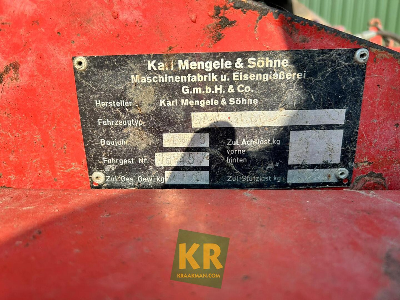 Mengele Overig - Prikolica sa automatskim punjenjem: slika 3 Mengele Overig - Prikolica sa automatskim punjenjem: slika 3