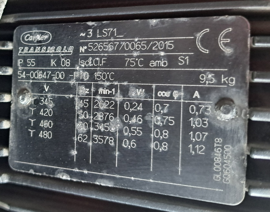 Fan MOTOR, CONDENSER - Ventilator: slika 3 Fan MOTOR, CONDENSER - Ventilator: slika 3