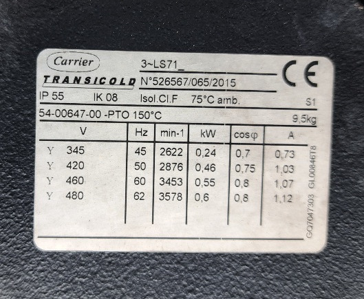 Fan MOTOR, CONDENSER - Ventilator: slika 2 Fan MOTOR, CONDENSER - Ventilator: slika 2