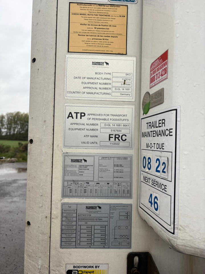 Schmitz Cargobull 2016 TK SLXe 300 – BTK110 - Poluprikolica hladnjače: slika 2 Schmitz Cargobull 2016 TK SLXe 300 – BTK110 - Poluprikolica hladnjače: slika 2