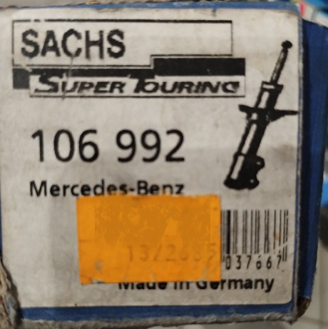 AMORTYZATOR TYLNI 106992 SACHS MERCEDES 507 508 510 512 T2 VARIO 0043260600 - Amortizeri: slika 2 AMORTYZATOR TYLNI 106992 SACHS MERCEDES 507 508 510 512 T2 VARIO 0043260600 - Amortizeri: slika 2