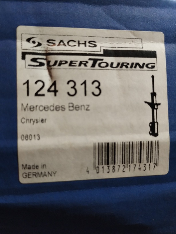 AMORTYZATOR TYLNI 124313 SACHS 0053261000 MERCEDES MP1 MP2 MP3 ACTROS AXOR ATEGO - Amortizeri: slika 2 AMORTYZATOR TYLNI 124313 SACHS 0053261000 MERCEDES MP1 MP2 MP3 ACTROS AXOR ATEGO - Amortizeri: slika 2