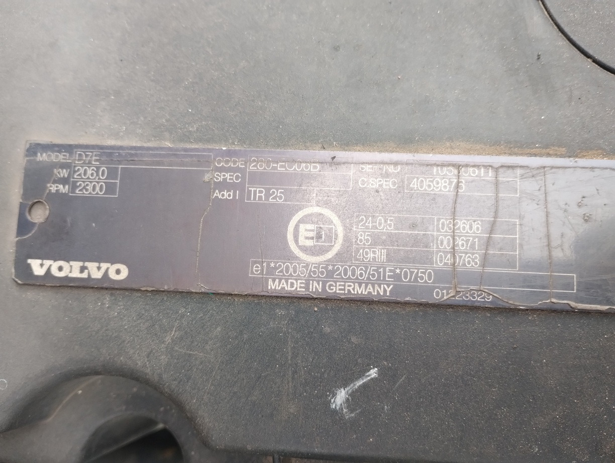 Silnik Volvo FL FE 280 F7E EC06B EURO 5 - Motor i delovi: slika 3 Silnik Volvo FL FE 280 F7E EC06B EURO 5 - Motor i delovi: slika 3