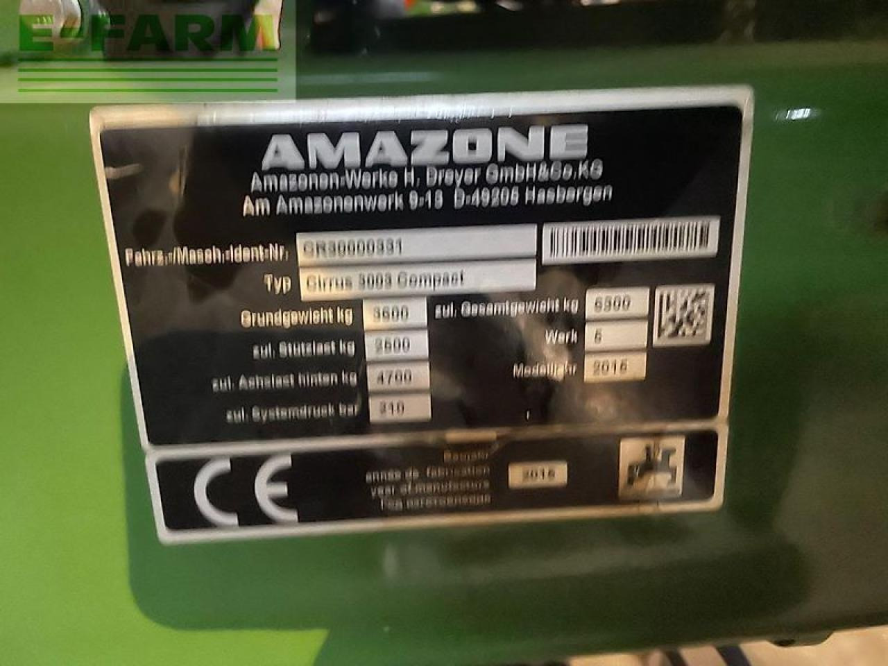 Amazone cirrus 3003 compact - Sejalica: slika 4 Amazone cirrus 3003 compact - Sejalica: slika 4