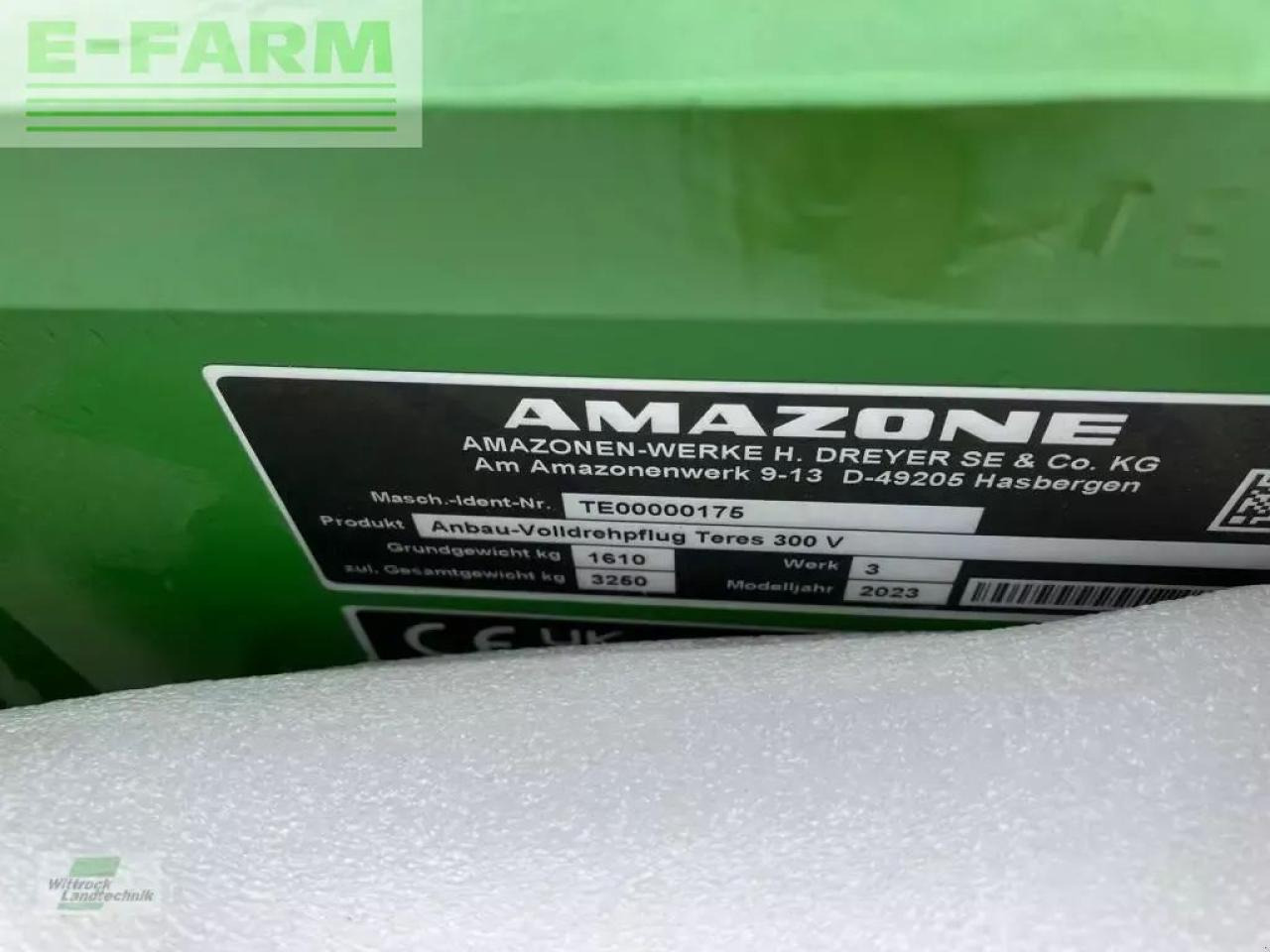Amazone teres 300 v 5+0 - Plug: slika 4 Amazone teres 300 v 5+0 - Plug: slika 4