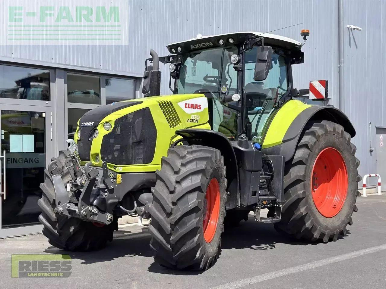 CLAAS axion 870 cebis cmatic CMATIC CEBIS - Traktor: slika 1 CLAAS axion 870 cebis cmatic CMATIC CEBIS - Traktor: slika 1