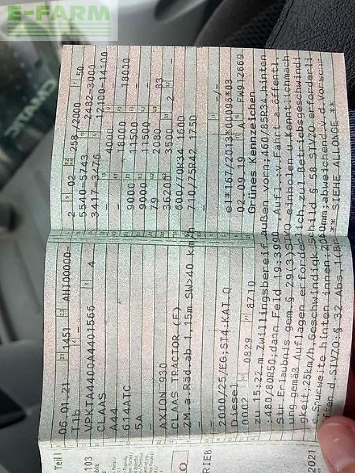 CLAAS axion 930 - Traktor: slika 5 CLAAS axion 930 - Traktor: slika 5