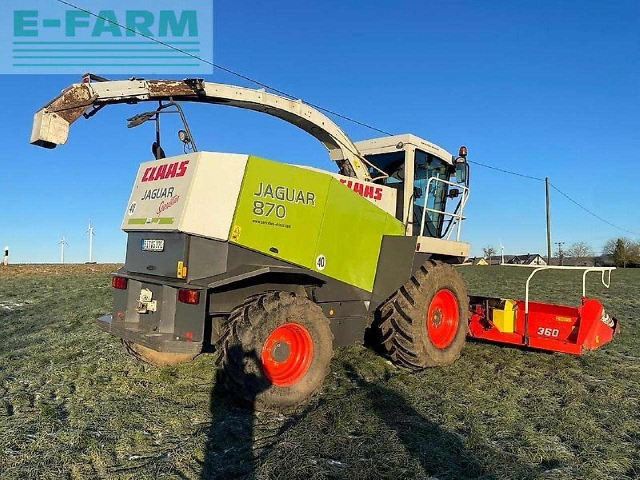 CLAAS jaguar 870 speedstar + kemper 360 plus + pick-up top! - Kombajn za stočnu hranu: slika 4 CLAAS jaguar 870 speedstar + kemper 360 plus + pick-up top! - Kombajn za stočnu hranu: slika 4