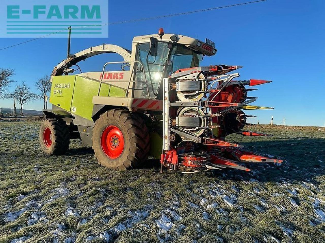 CLAAS jaguar 870 speedstar + kemper 360 plus + pick-up top! - Kombajn za stočnu hranu: slika 1 CLAAS jaguar 870 speedstar + kemper 360 plus + pick-up top! - Kombajn za stočnu hranu: slika 1