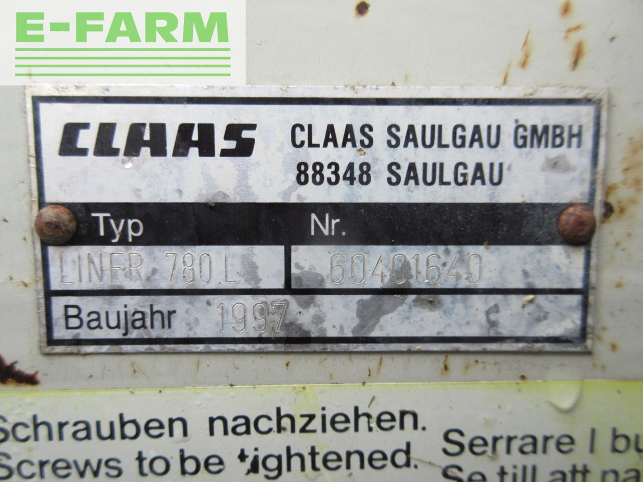 CLAAS l 780 l - Prevrtač/ Grabuljač: slika 5 CLAAS l 780 l - Prevrtač/ Grabuljač: slika 5