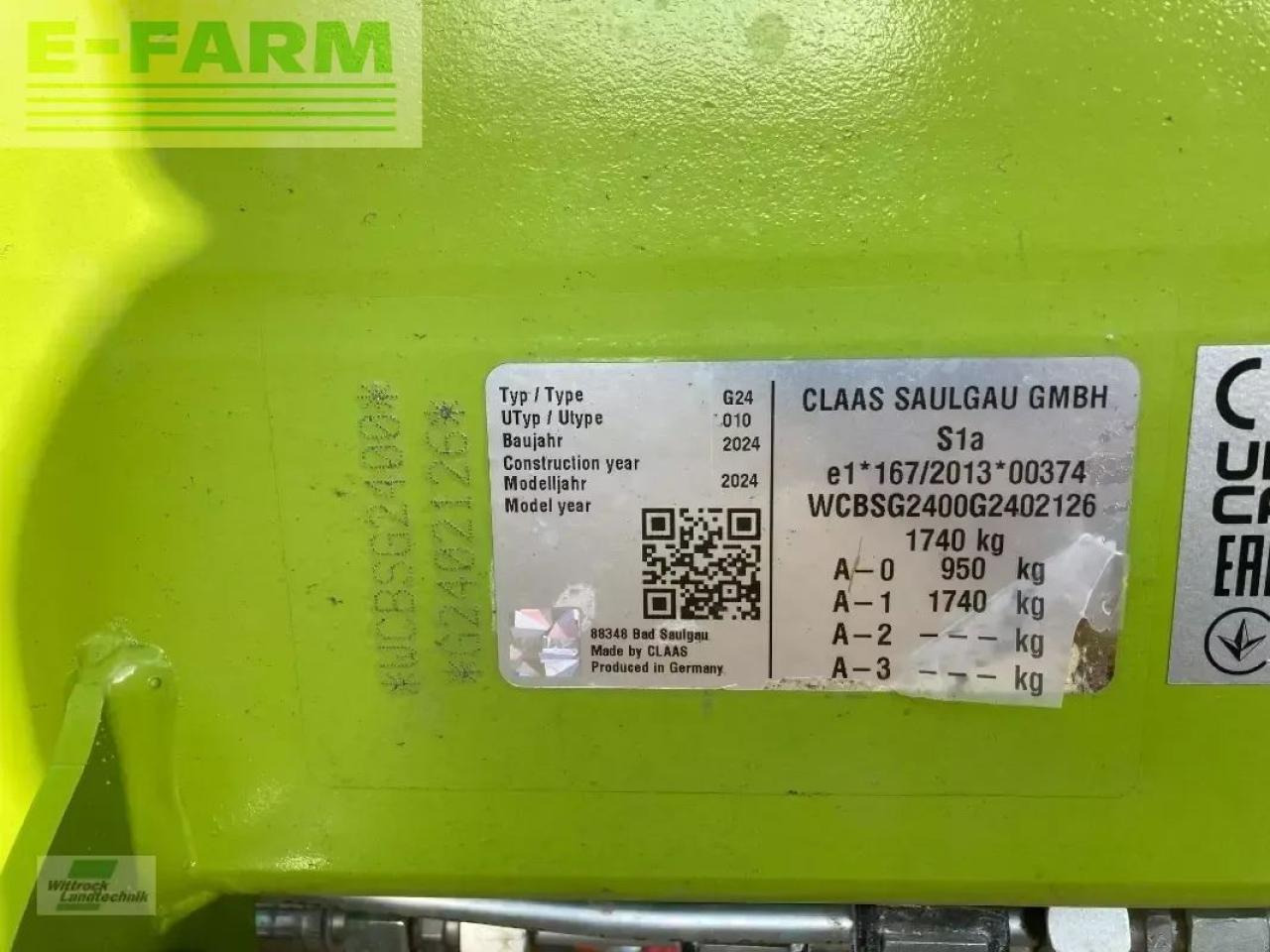 CLAAS liner 2800 trend - Prevrtač/ Grabuljač: slika 4 CLAAS liner 2800 trend - Prevrtač/ Grabuljač: slika 4