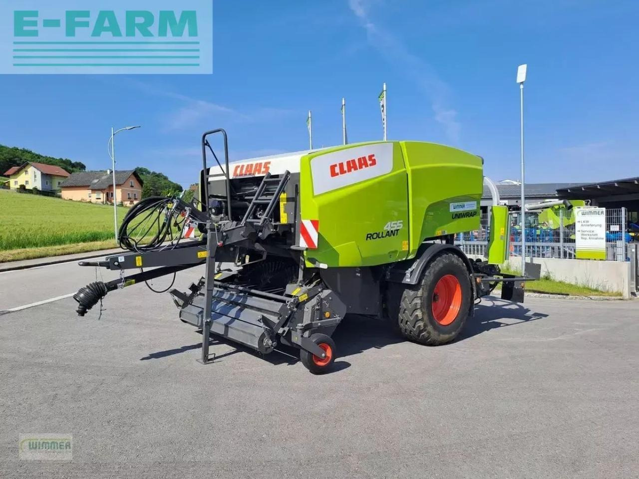 CLAAS rollant 455 rc uniwrap - wickelkombination - Balirka za kockaste bale: slika 1 CLAAS rollant 455 rc uniwrap - wickelkombination - Balirka za kockaste bale: slika 1