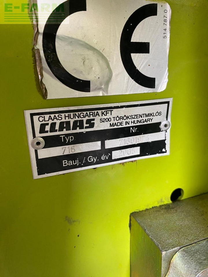 CLAAS vario 660 inkl. wagen - Prednji deo kombajna: slika 5 CLAAS vario 660 inkl. wagen - Prednji deo kombajna: slika 5