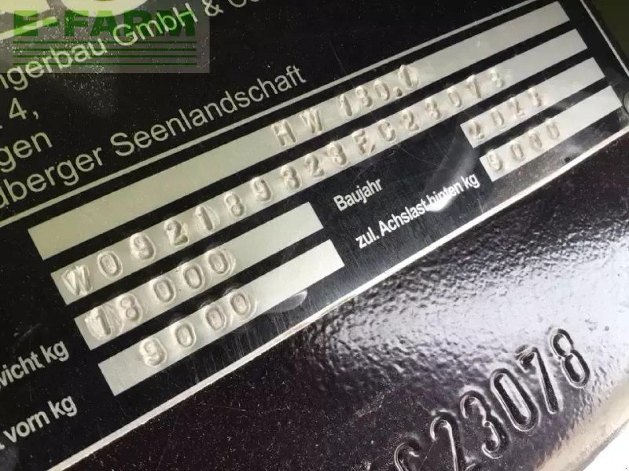 Conow hw 180 - Prikolica za poljoprivredu: slika 3 Conow hw 180 - Prikolica za poljoprivredu: slika 3