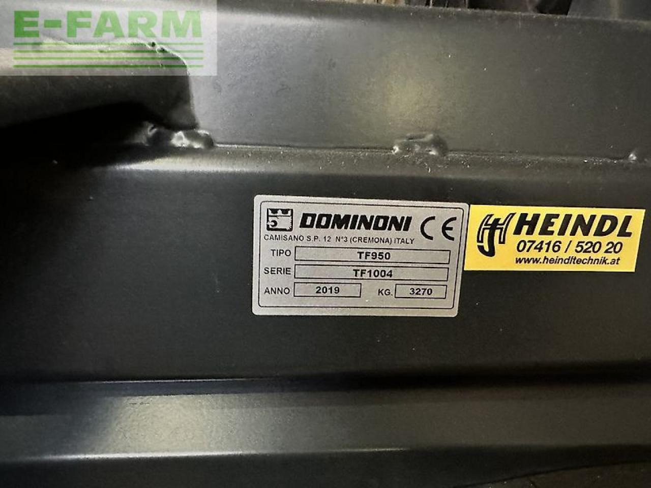 Dominoni top flex 950 - Prednji deo kombajna: slika 2 Dominoni top flex 950 - Prednji deo kombajna: slika 2