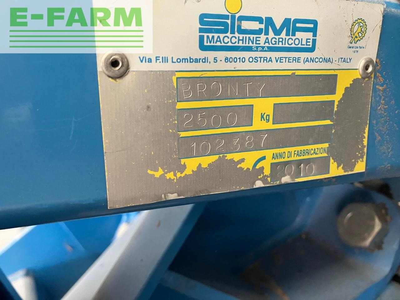 Eck-Sicma Bronty 2500/ 7 - Kultivator: slika 5 Eck-Sicma Bronty 2500/ 7 - Kultivator: slika 5