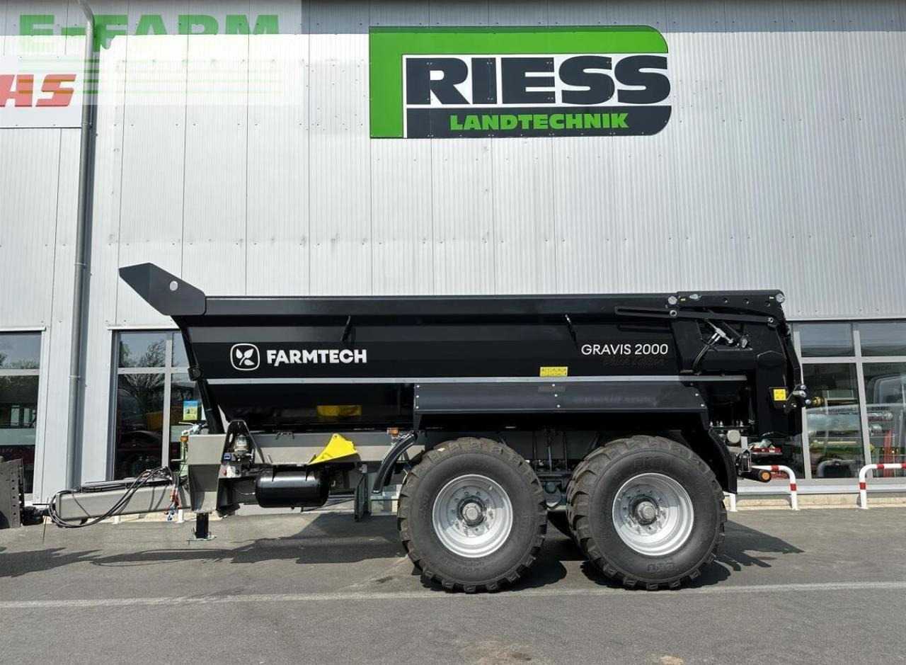 Farmtech gravis 2000 hardox black edition - Traktorska prikolica za farmu/ Kiper: slika 1 Farmtech gravis 2000 hardox black edition - Traktorska prikolica za farmu/ Kiper: slika 1