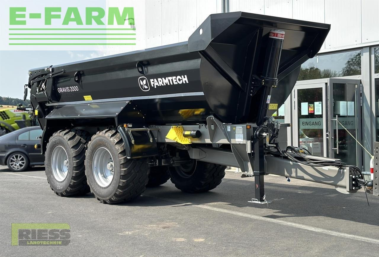 Farmtech gravis 2000 hardox black edition - Traktorska prikolica za farmu/ Kiper: slika 2 Farmtech gravis 2000 hardox black edition - Traktorska prikolica za farmu/ Kiper: slika 2