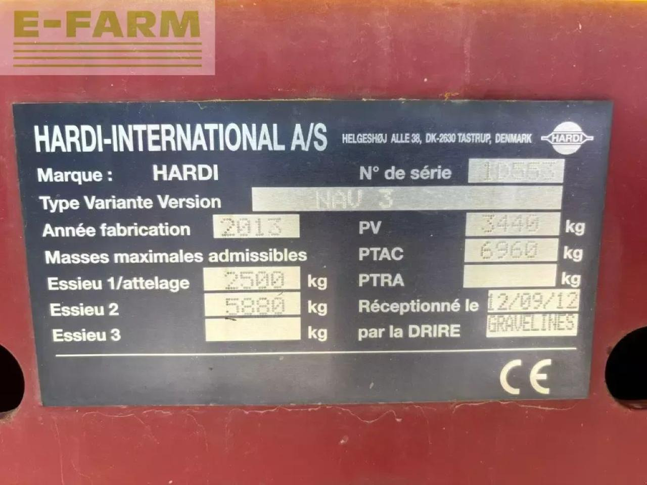 Hardi navigator 3000 - Vučena prskalica: slika 5 Hardi navigator 3000 - Vučena prskalica: slika 5