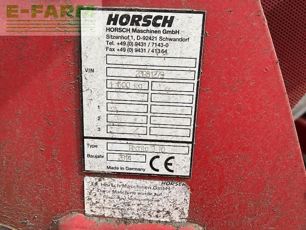 Kultivator Horsch tiger 3 as inkl. pronto 3 td: slika 9