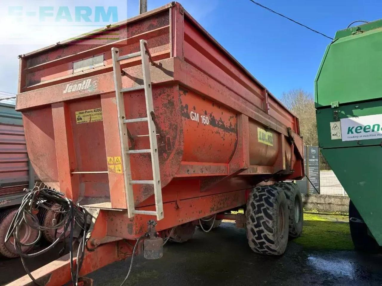 Jeantil gm160 - Traktorska prikolica za farmu/ Kiper: slika 1 Jeantil gm160 - Traktorska prikolica za farmu/ Kiper: slika 1