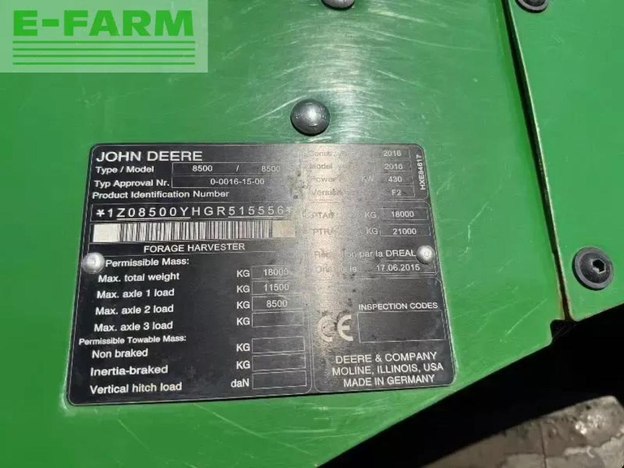 John Deere 8500 - Kombajn za stočnu hranu: slika 4 John Deere 8500 - Kombajn za stočnu hranu: slika 4