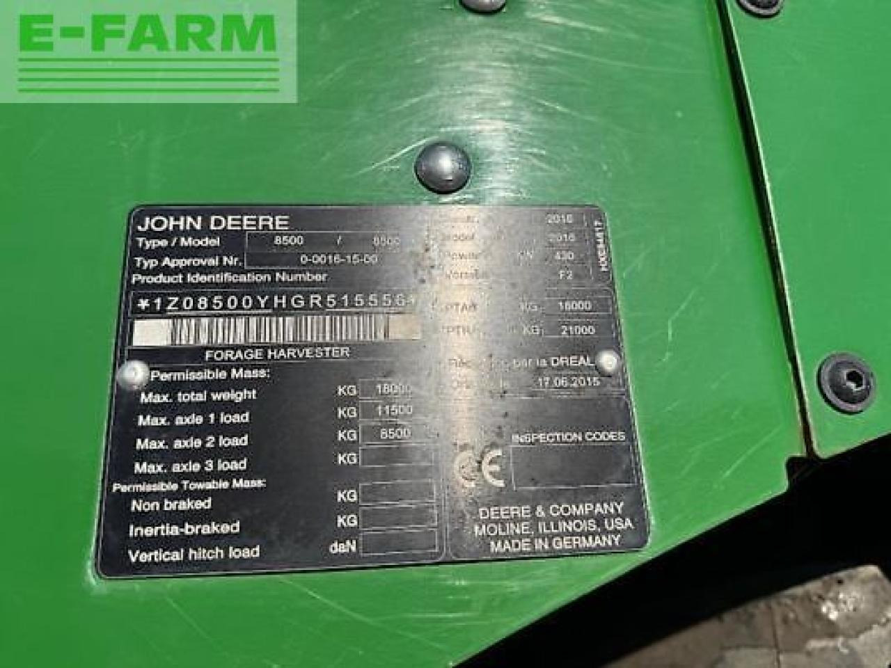 John Deere 8500 - Kombajn za stočnu hranu: slika 4 John Deere 8500 - Kombajn za stočnu hranu: slika 4