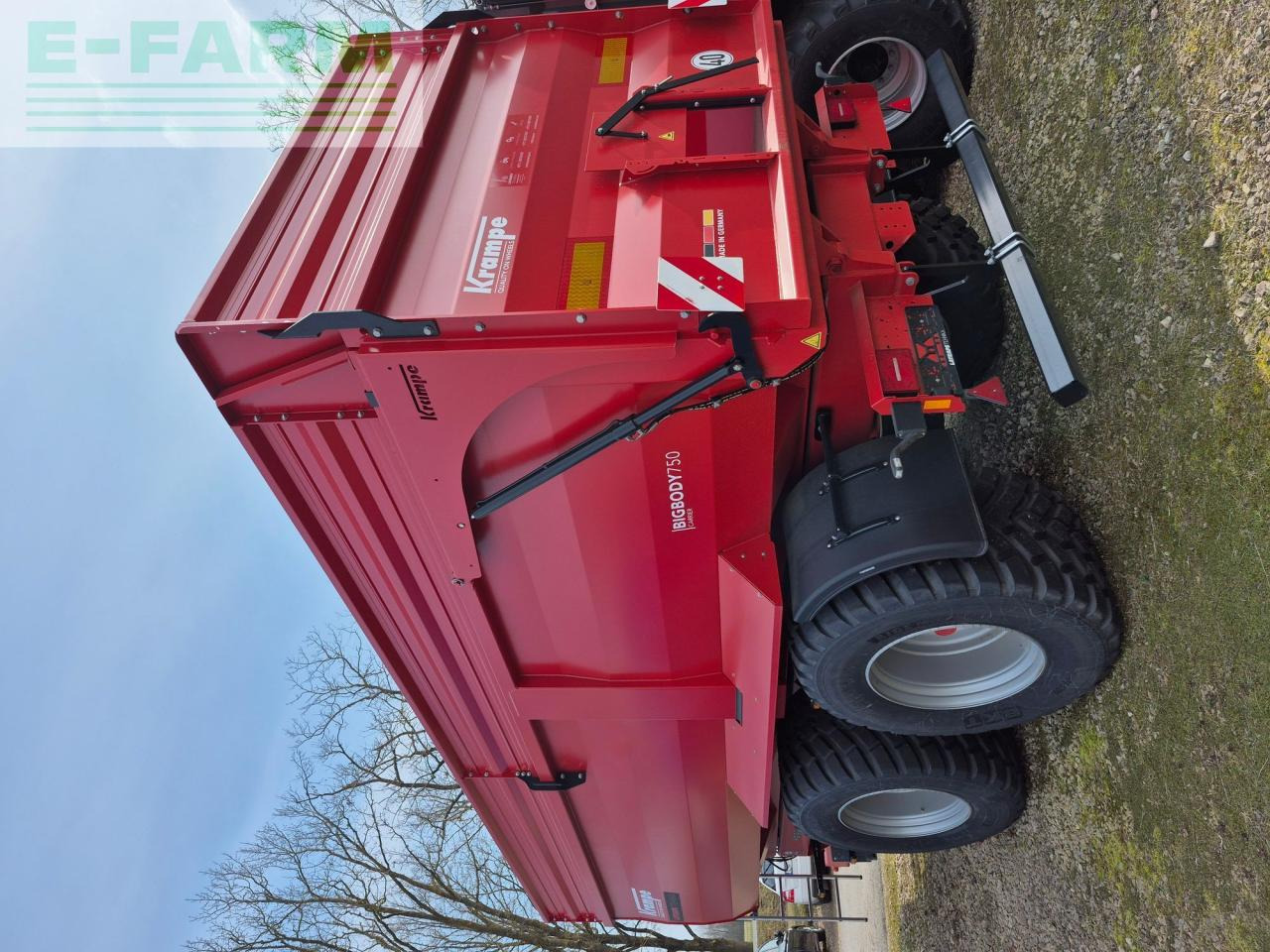 Krampe BIG BODY 750 - Traktorska prikolica za farmu/ Kiper: slika 3 Krampe BIG BODY 750 - Traktorska prikolica za farmu/ Kiper: slika 3