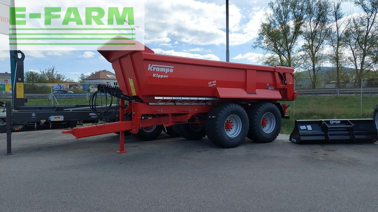 Krampe HD 550 Carrier / HP 20 - Traktorska prikolica za farmu/ Kiper: slika 1 Krampe HD 550 Carrier / HP 20 - Traktorska prikolica za farmu/ Kiper: slika 1