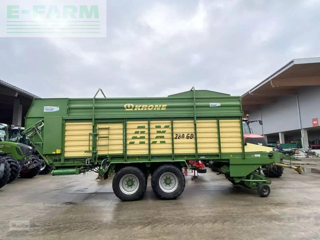 Krone ax 280 gd - Prikolica sa automatskim punjenjem: slika 4 Krone ax 280 gd - Prikolica sa automatskim punjenjem: slika 4