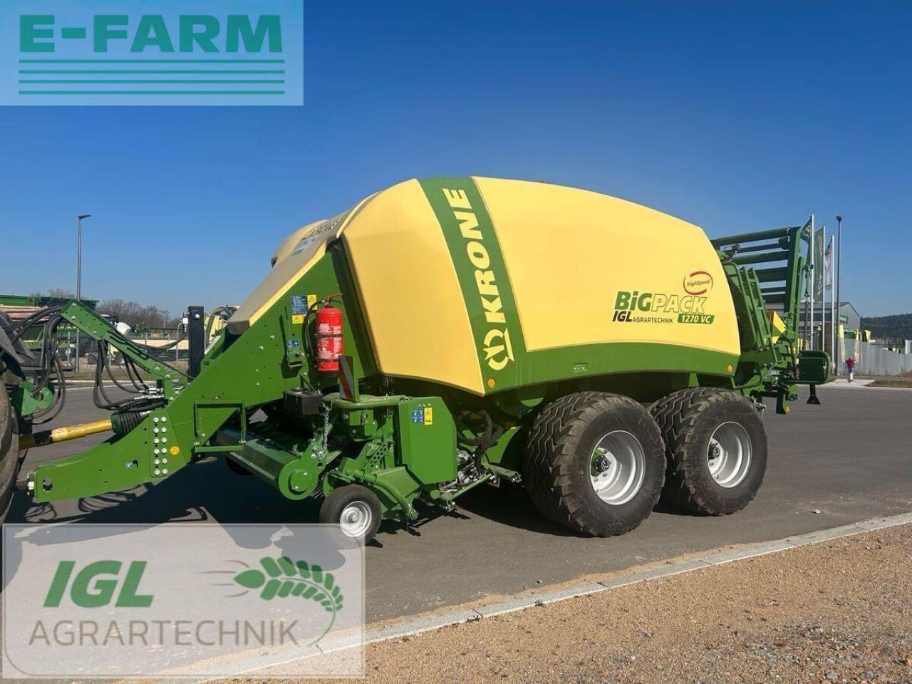 Krone big pack 1270 vc v-knoter - Balirka za kockaste bale: slika 1 Krone big pack 1270 vc v-knoter - Balirka za kockaste bale: slika 1