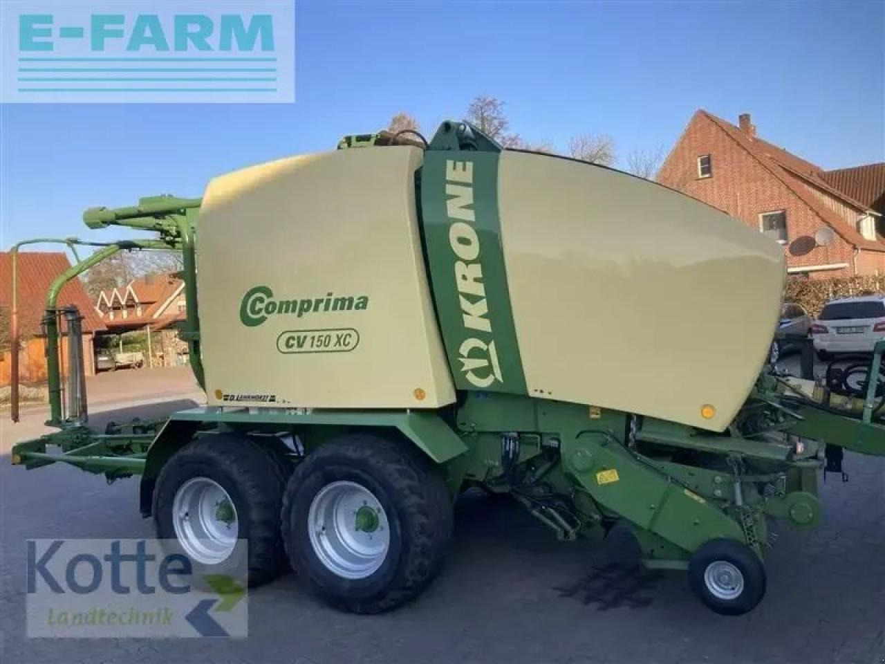 Krone comprima cv 150 xc - Balirka za kockaste bale: slika 2 Krone comprima cv 150 xc - Balirka za kockaste bale: slika 2