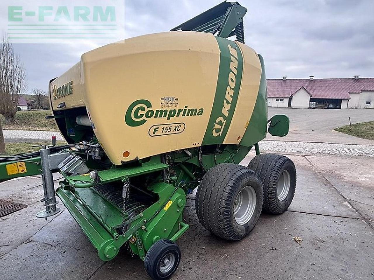 Krone comprima f 155 - Balirka za kockaste bale: slika 1 Krone comprima f 155 - Balirka za kockaste bale: slika 1