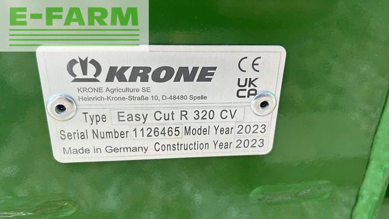 Krone easycut r 320 cv - Kosačica: slika 5 Krone easycut r 320 cv - Kosačica: slika 5