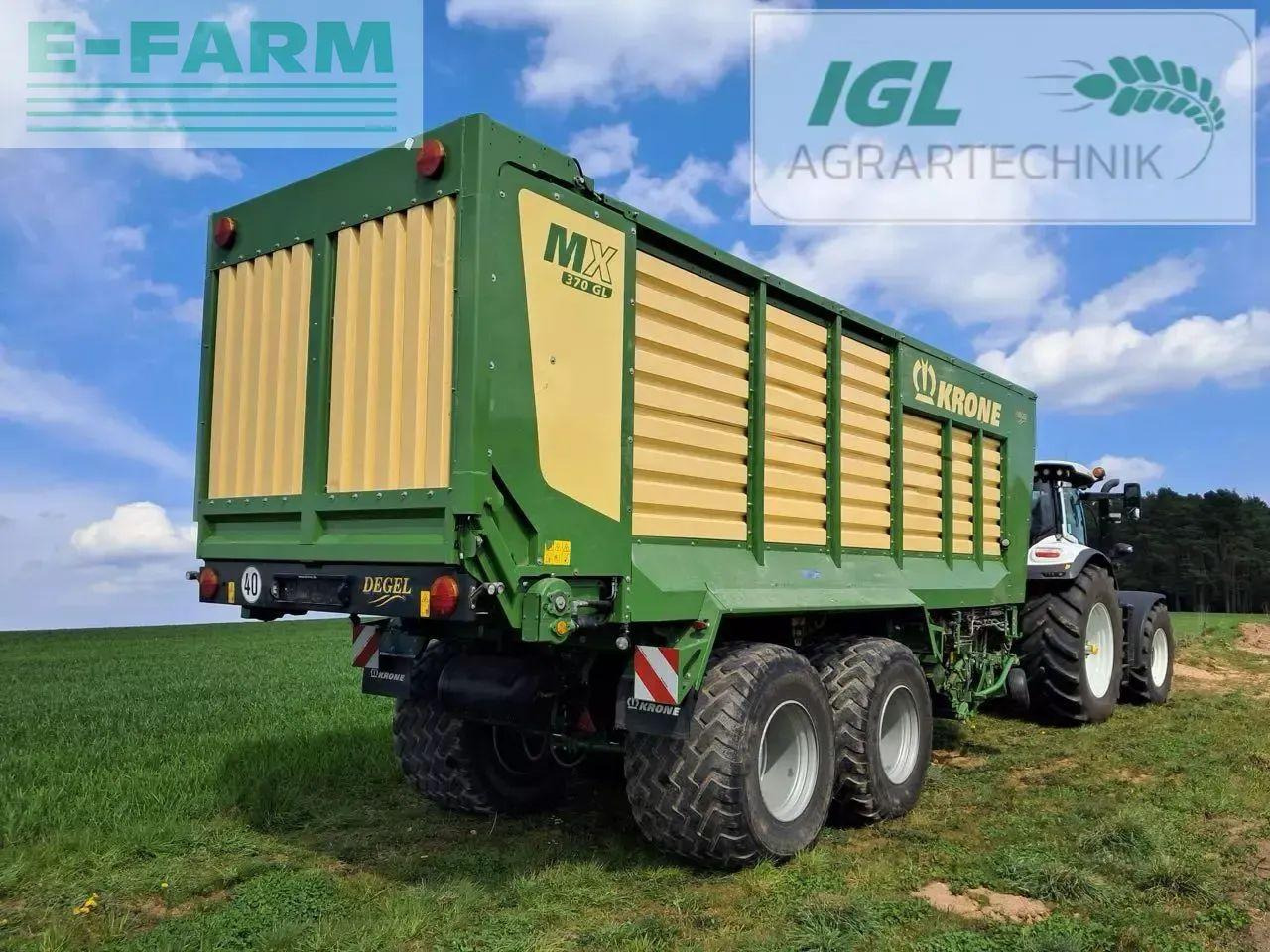 Krone mx 370 gl - Prikolica sa automatskim punjenjem: slika 2 Krone mx 370 gl - Prikolica sa automatskim punjenjem: slika 2