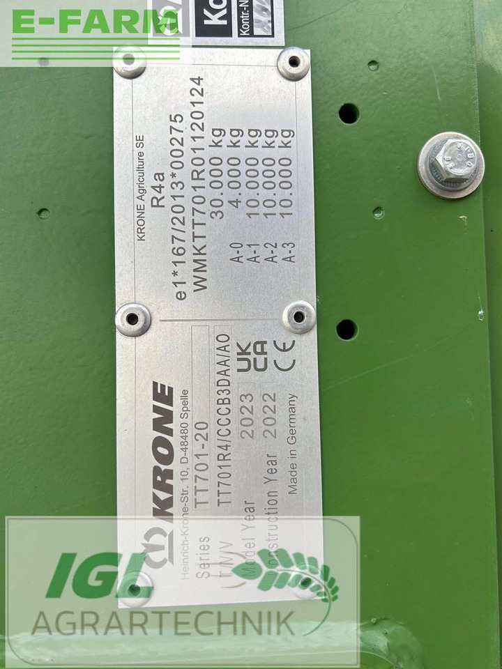 Traktorska prikolica za farmu/ Kiper Krone tx 560: slika 8
