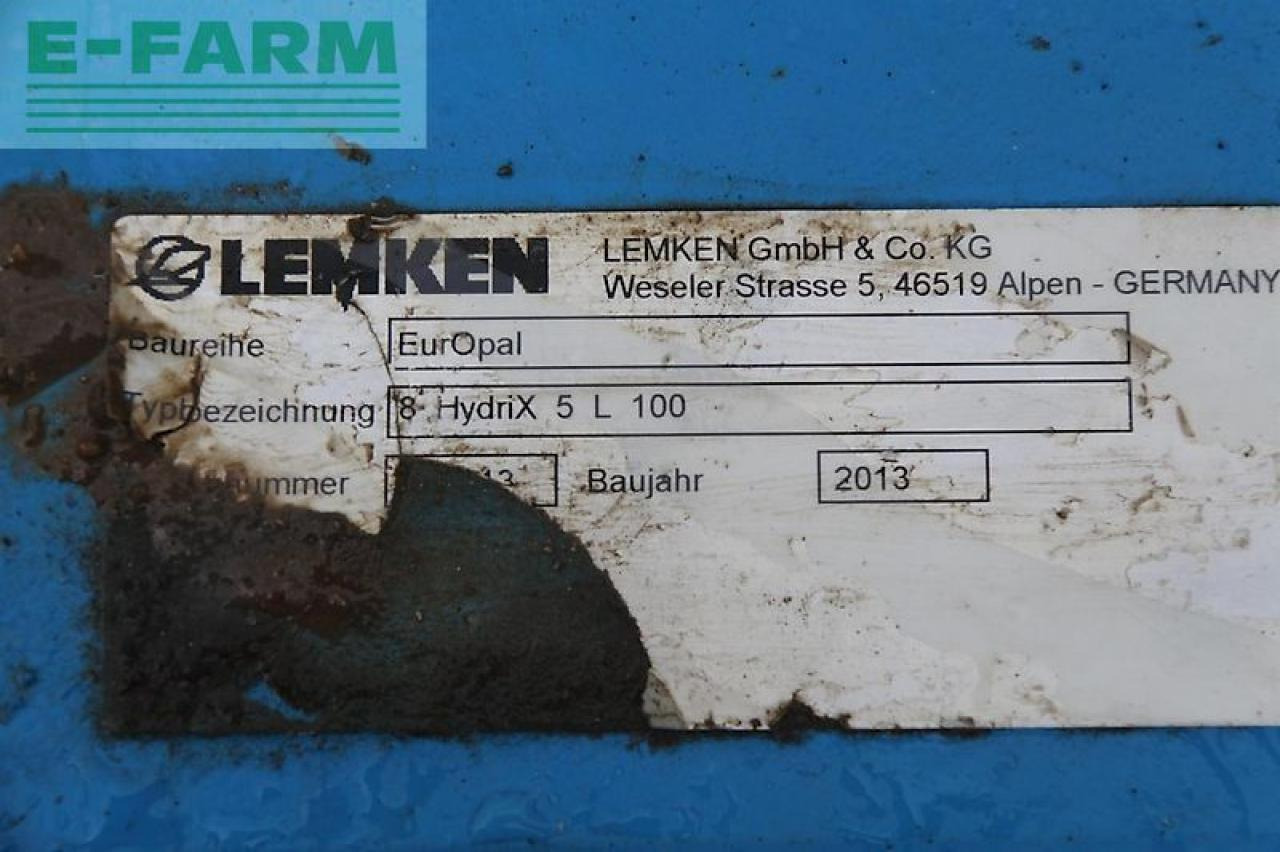 Lemken europal 8 hydrix 5 l 100 - Plug: slika 5 Lemken europal 8 hydrix 5 l 100 - Plug: slika 5