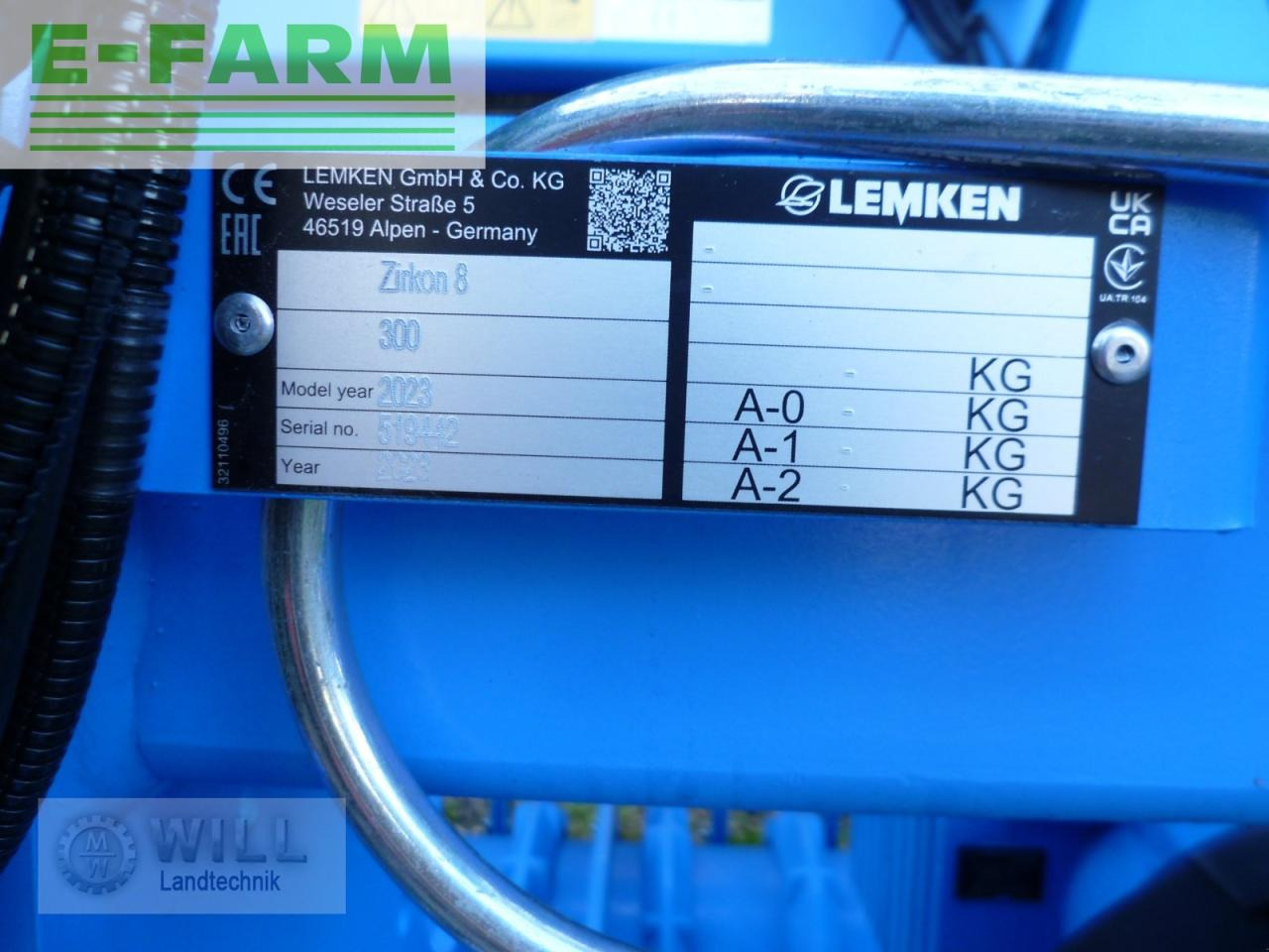Lemken zirkon 8/300 + saphir 7/300 - Kombinovana mašina za setvu: slika 5 Lemken zirkon 8/300 + saphir 7/300 - Kombinovana mašina za setvu: slika 5