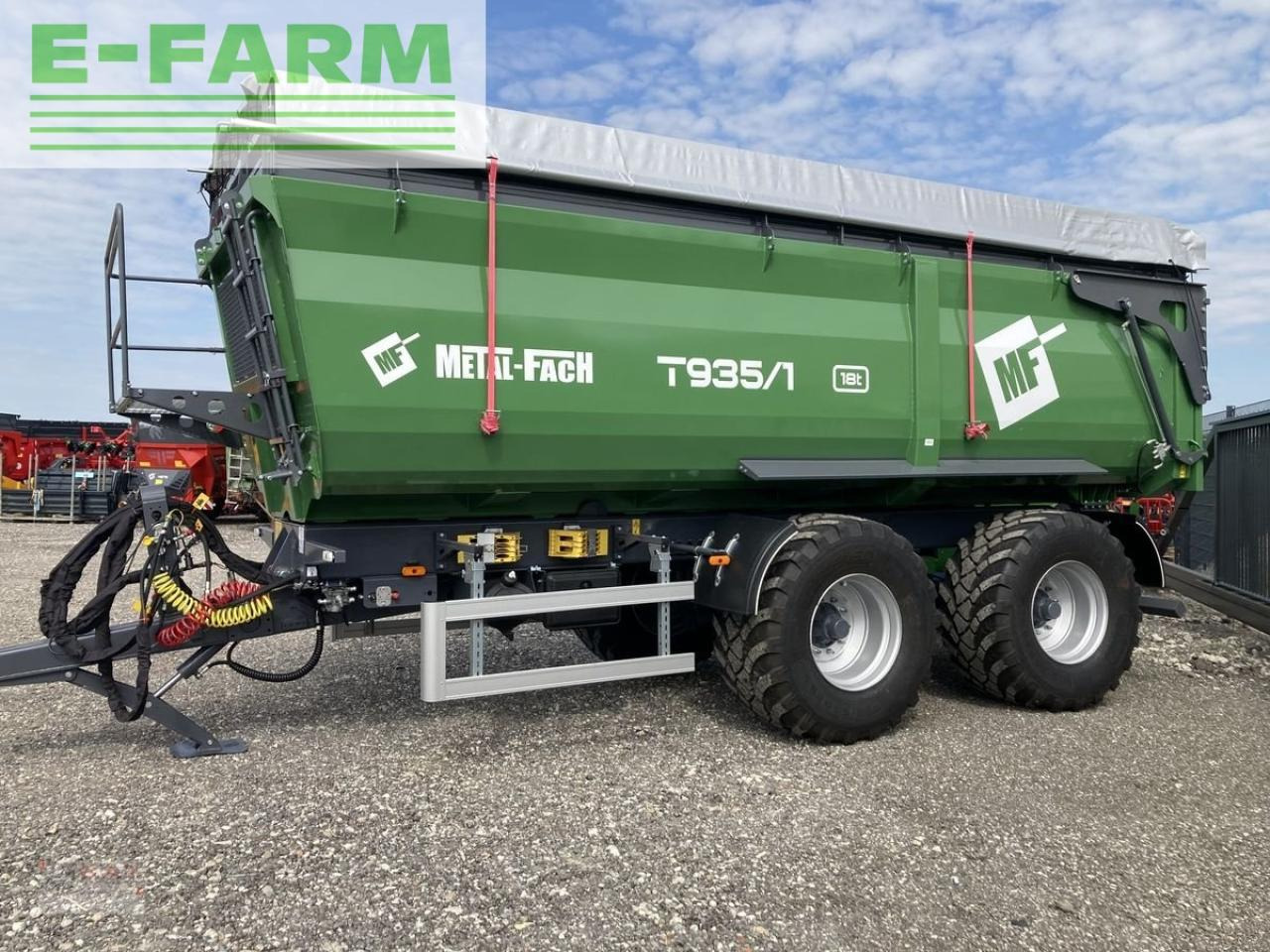 Metal-Fach t 935/1-24 to muldenkipper-voll - Traktorska prikolica za farmu/ Kiper: slika 1 Metal-Fach t 935/1-24 to muldenkipper-voll - Traktorska prikolica za farmu/ Kiper: slika 1