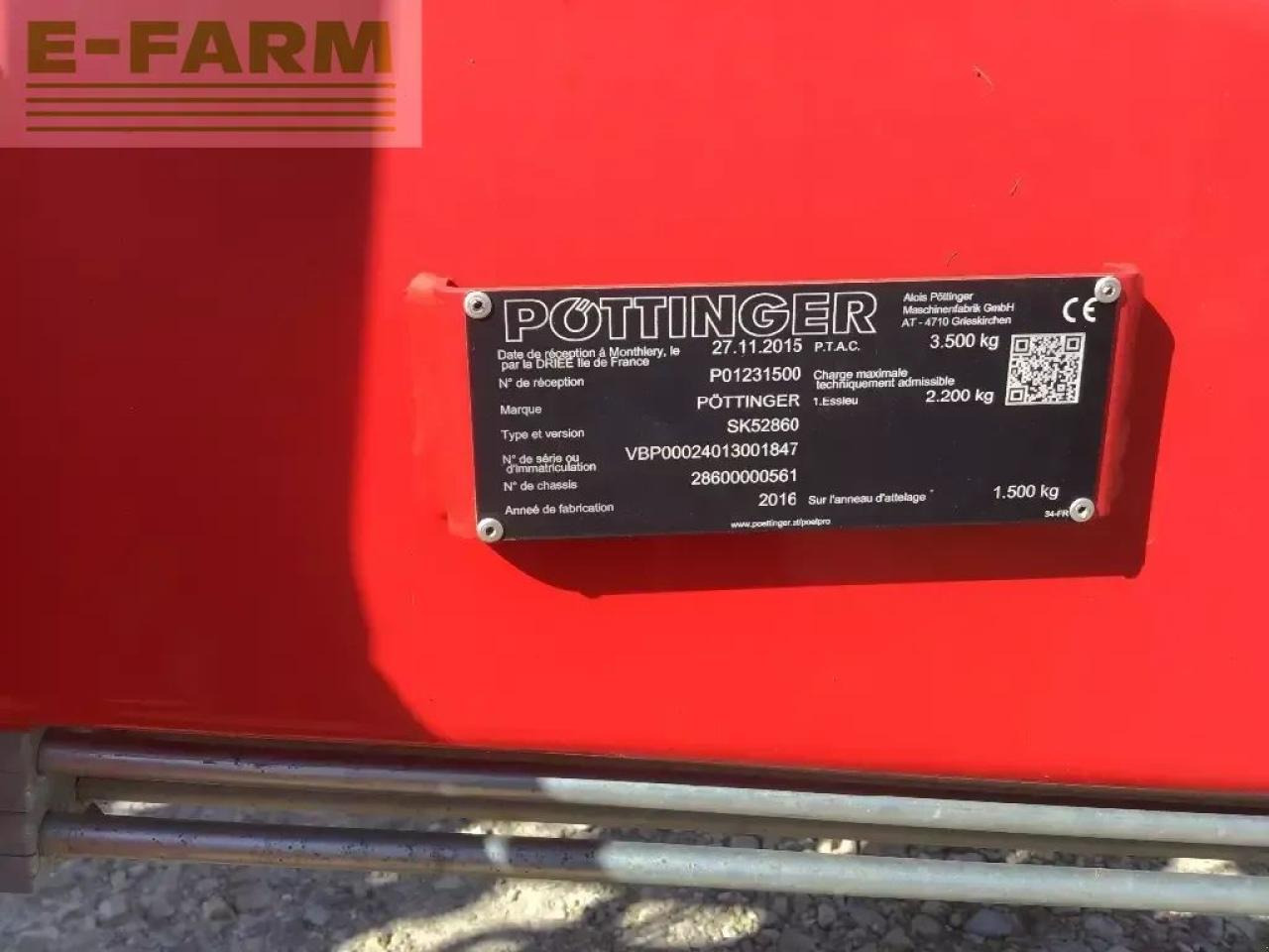 Pöttinger top 662 - Prevrtač/ Grabuljač: slika 3 Pöttinger top 662 - Prevrtač/ Grabuljač: slika 3