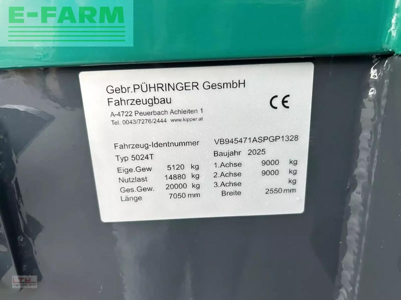 Traktorska prikolica za farmu/ Kiper Pühringer pühringer 5024t: slika 9 Traktorska prikolica za farmu/ Kiper Pühringer pühringer 5024t: slika 9