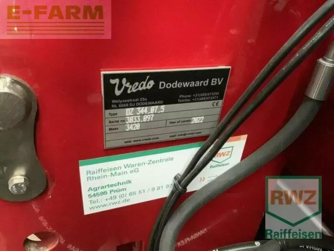 Vredo 344.07.5 agri twin - Mašina za preciznu setvu: slika 4 Vredo 344.07.5 agri twin - Mašina za preciznu setvu: slika 4