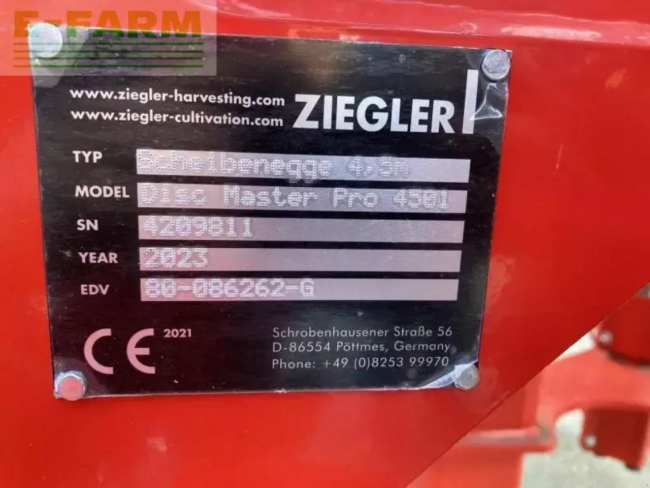 Ziegler disc master pro 4501 ziegler s - Tanjirača: slika 4 Ziegler disc master pro 4501 ziegler s - Tanjirača: slika 4