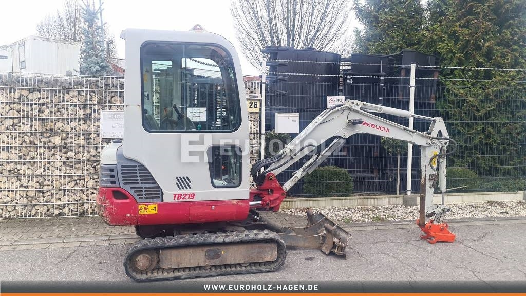 Takeuchi TB219, Minibagger mit neuem Schnellwechsler MS 03 - Mini bager: slika 4 Takeuchi TB219, Minibagger mit neuem Schnellwechsler MS 03 - Mini bager: slika 4