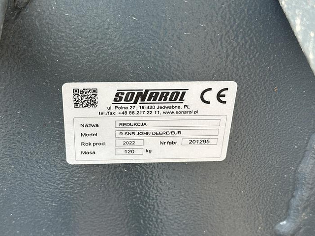 Sonarol John Deere Adapter pass. zu Euro Aufnahme - Dodatak: slika 3 Sonarol John Deere Adapter pass. zu Euro Aufnahme - Dodatak: slika 3