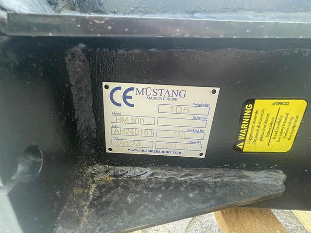 Mustang HM100 Hydraulikhammer - Hidraulični čekić: slika 5 Mustang HM100 Hydraulikhammer - Hidraulični čekić: slika 5