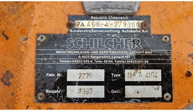 Schilcher SHEA 4104 - Vozilo za čišćenje snega: slika 4 Schilcher SHEA 4104 - Vozilo za čišćenje snega: slika 4